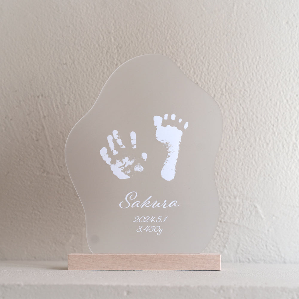 CURIA(キュリア)|手形プリント ウェーブミラー&プレート