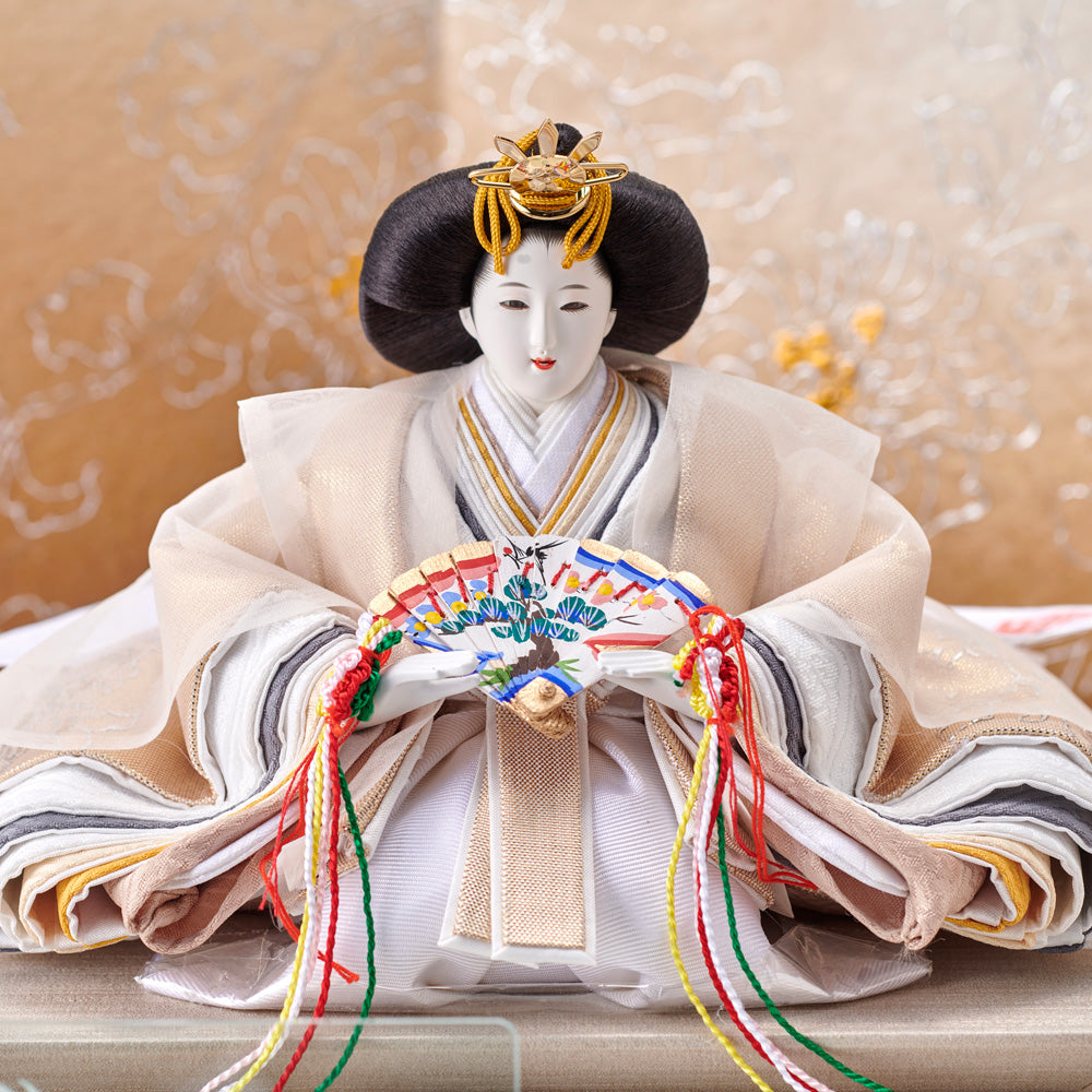 雛人形 白音 雛重(ひなえ) 京人形 み彌け×cuna selectオリジナル 京雛