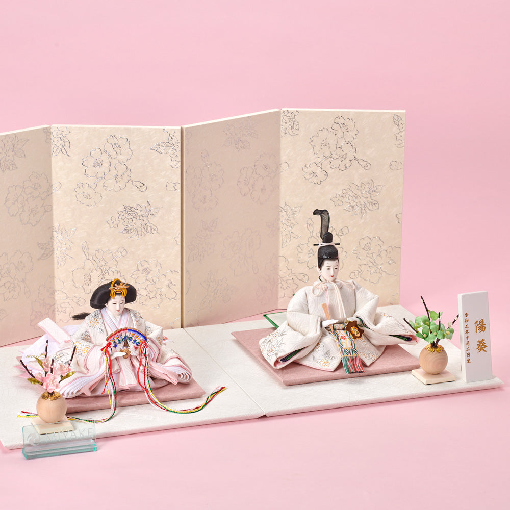 雛人形 白音 雛輝(ひなき) 京人形 み彌け×cuna selectオリジナル 京雛