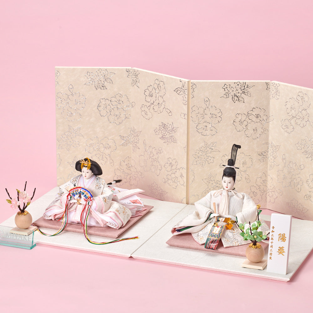 雛人形 白音 雛輝(ひなき) 京人形 み彌け×cuna selectオリジナル 京雛