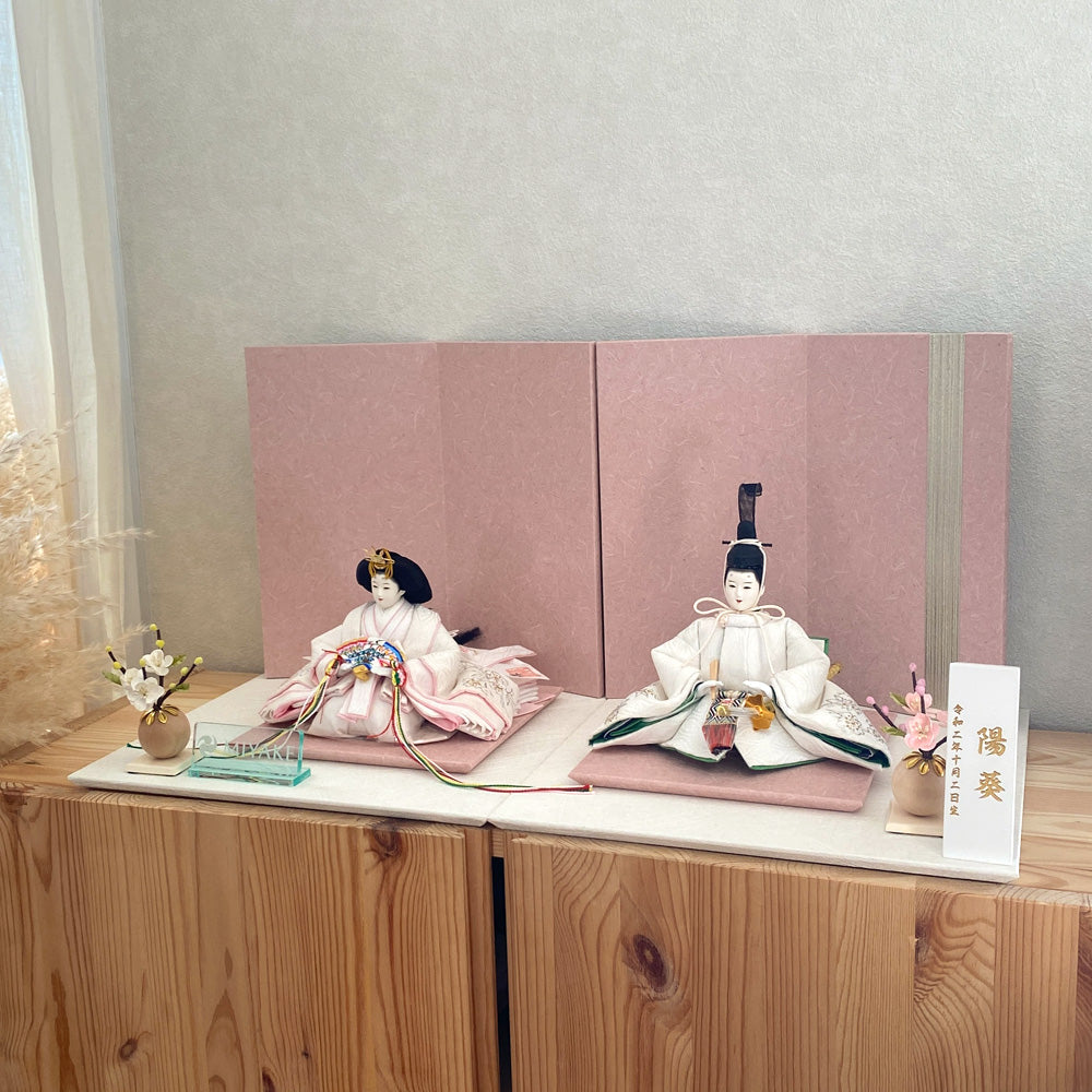 雛人形 白音 雛凛(ひなり) 京人形 み彌け×cuna selectオリジナル 京雛