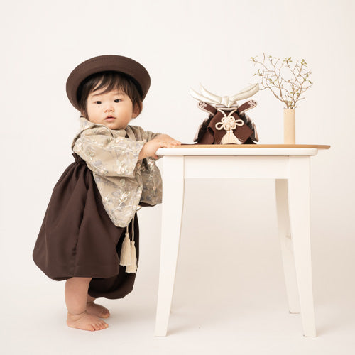 咲重(SAE)|オートクチュールレースベビー袴 和洋袴 - 那由多・隼風(なゆた・はやて)