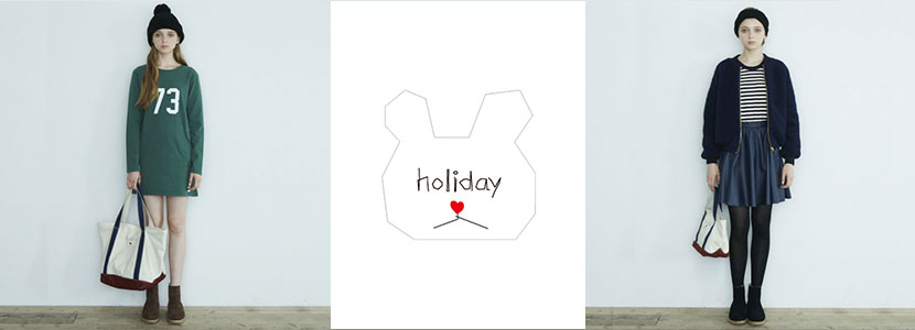 【holiday（ホリディ）】ジップトート