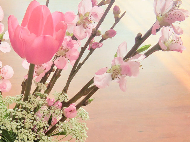 春色でつくる“ひな祭りフラワー”｜桃・ミモザ・ユーカリで華やかに