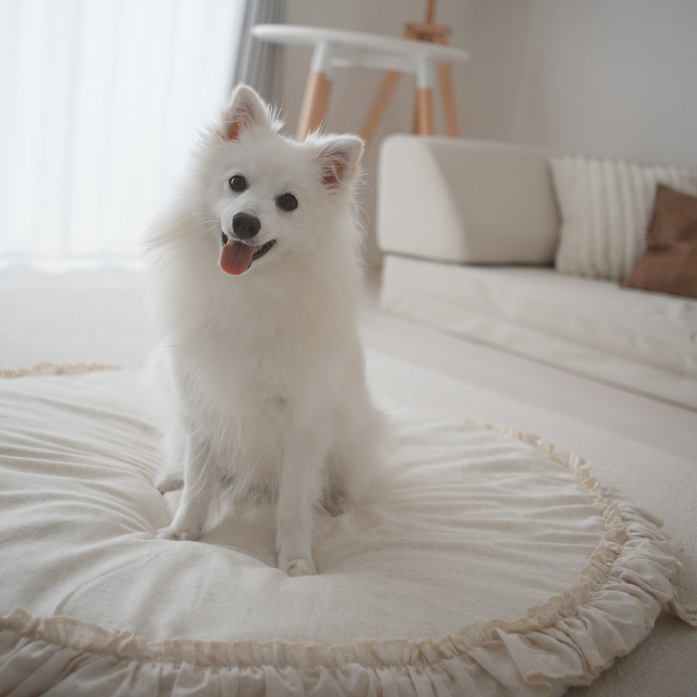 NATURAL MAISON（ナチュラルメゾン）｜ティングルマット 愛犬も猫ものんびりするラッフルプレイマット