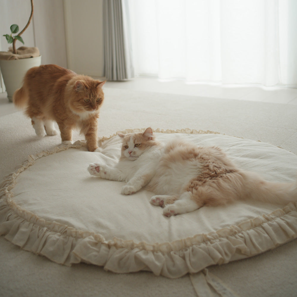 NATURAL MAISON（ナチュラルメゾン）｜ティングルマット 愛犬も猫ものんびりするラッフルプレイマット