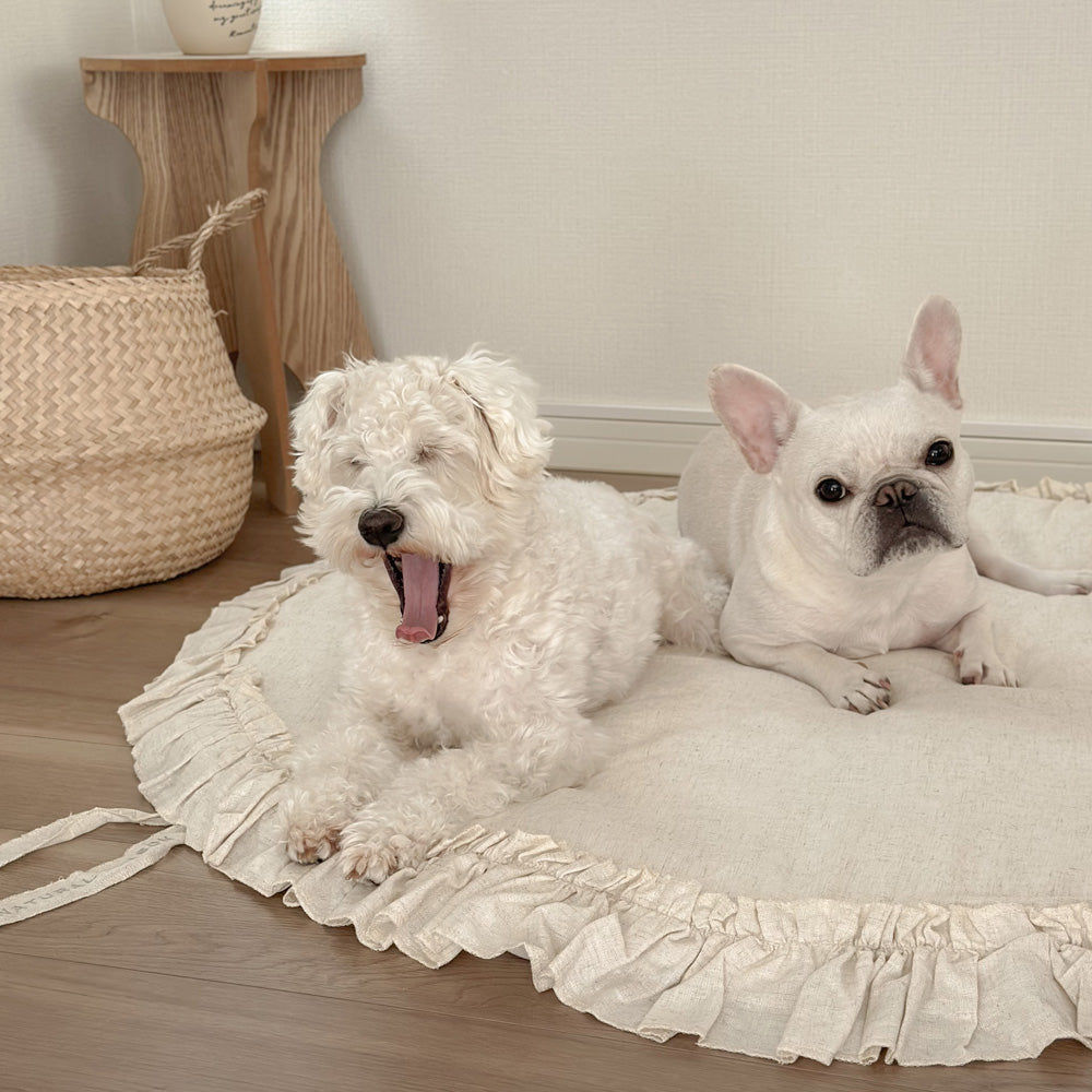 NATURAL MAISON（ナチュラルメゾン）｜ティングルマット 愛犬も猫ものんびりするラッフルプレイマット