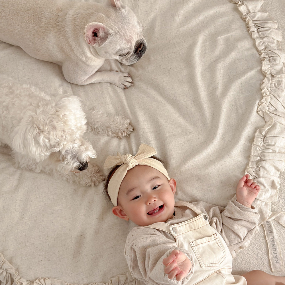 NATURAL MAISON（ナチュラルメゾン）｜ティングルマット 愛犬も猫ものんびりするラッフルプレイマット