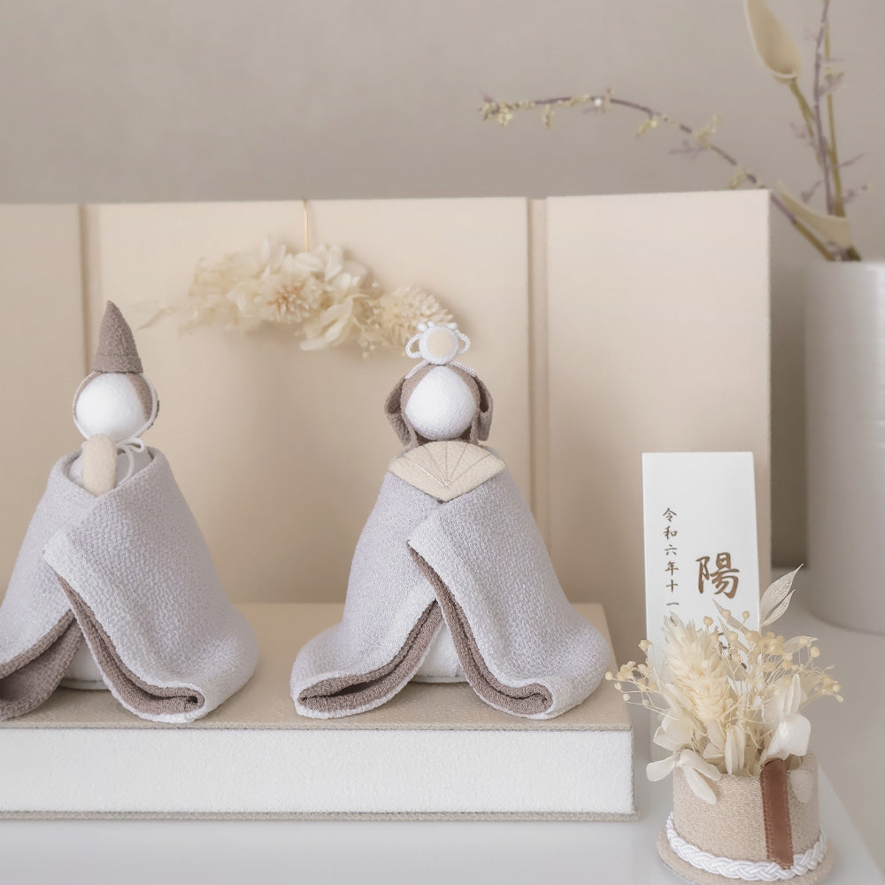 雛人形 美奏 あわいろ こはく -心珀- cuna select限定 雛揃 淡色