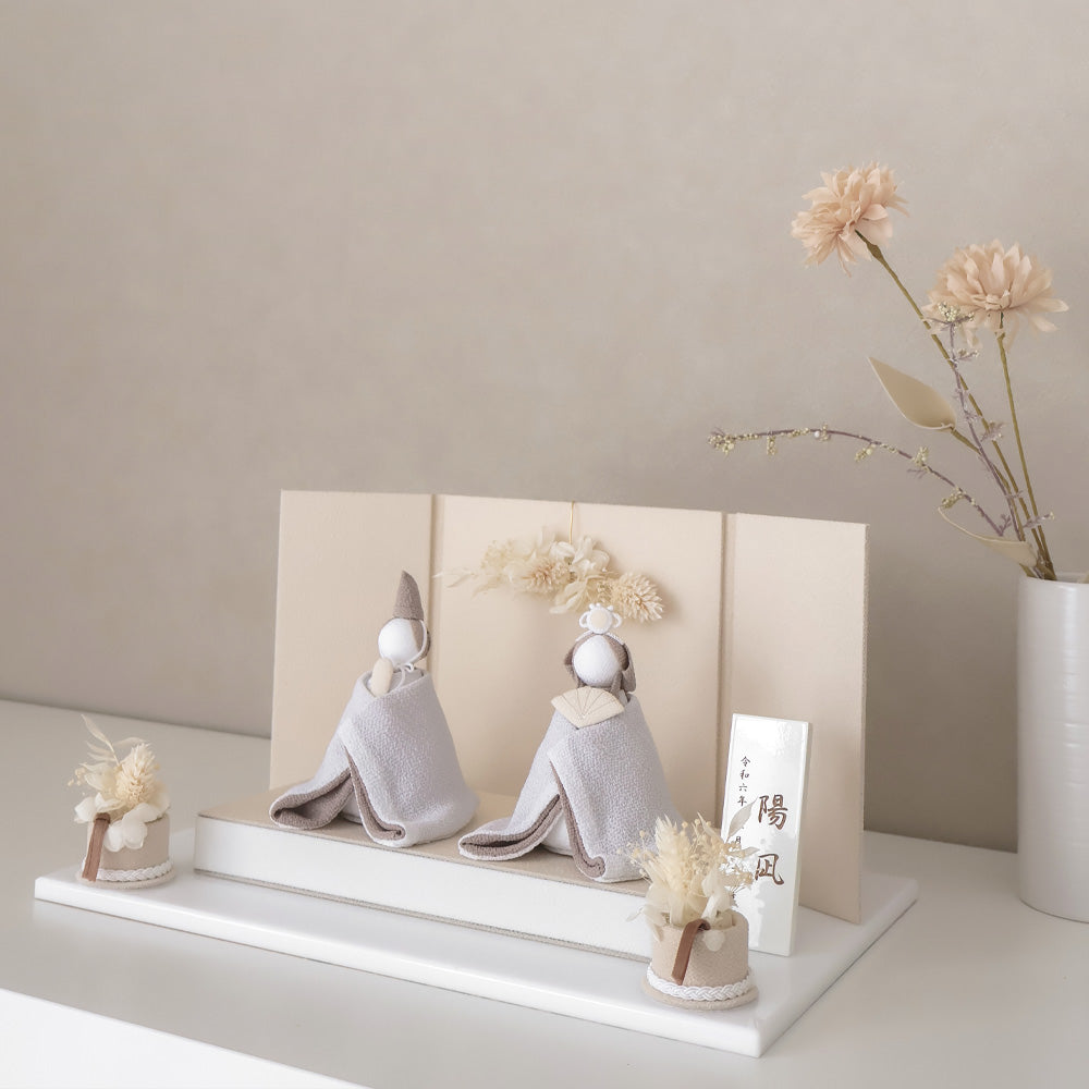 雛人形 美奏 あわいろ こはく -心珀- cuna select限定 雛揃 淡色