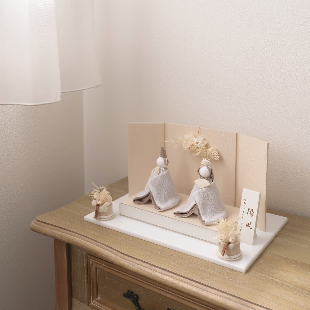 雛人形 美奏 あわいろ こはく -心珀- cuna select限定 雛揃 淡色