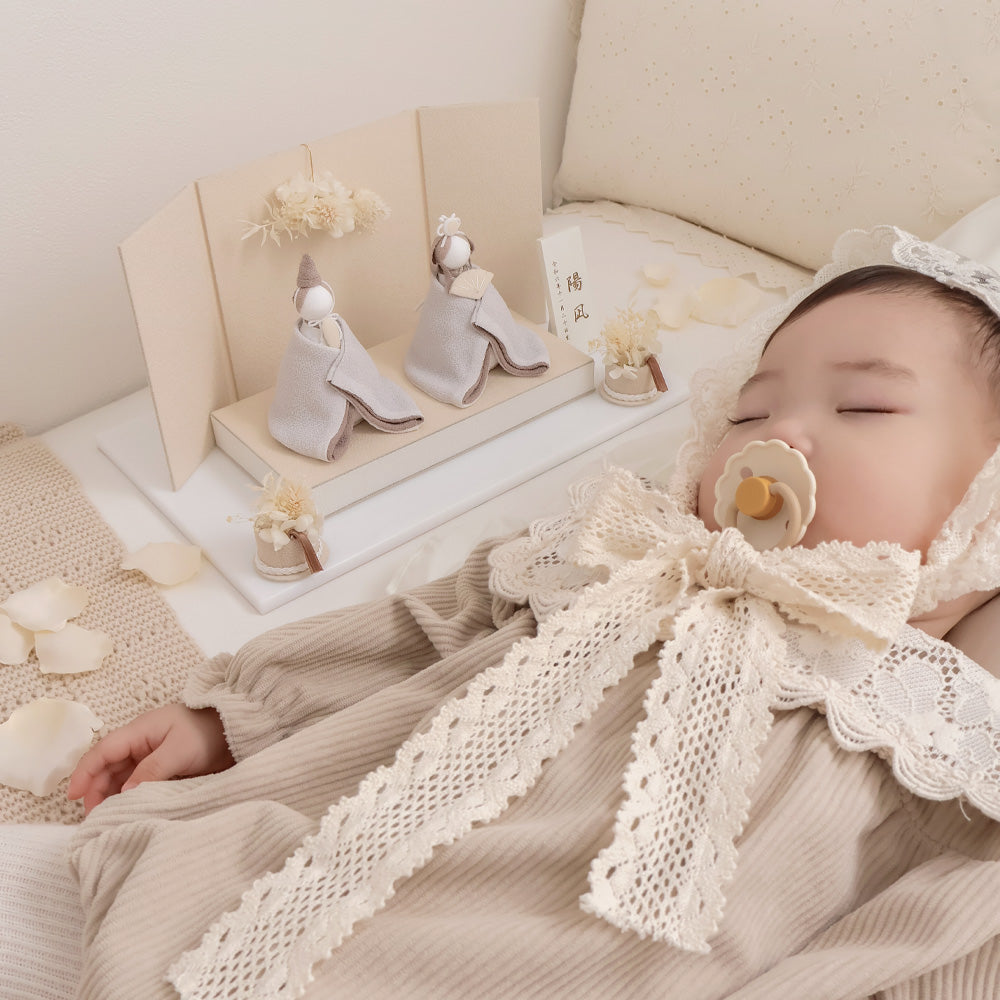 雛人形 美奏 あわいろ こはく -心珀- cuna select限定 雛揃 淡色