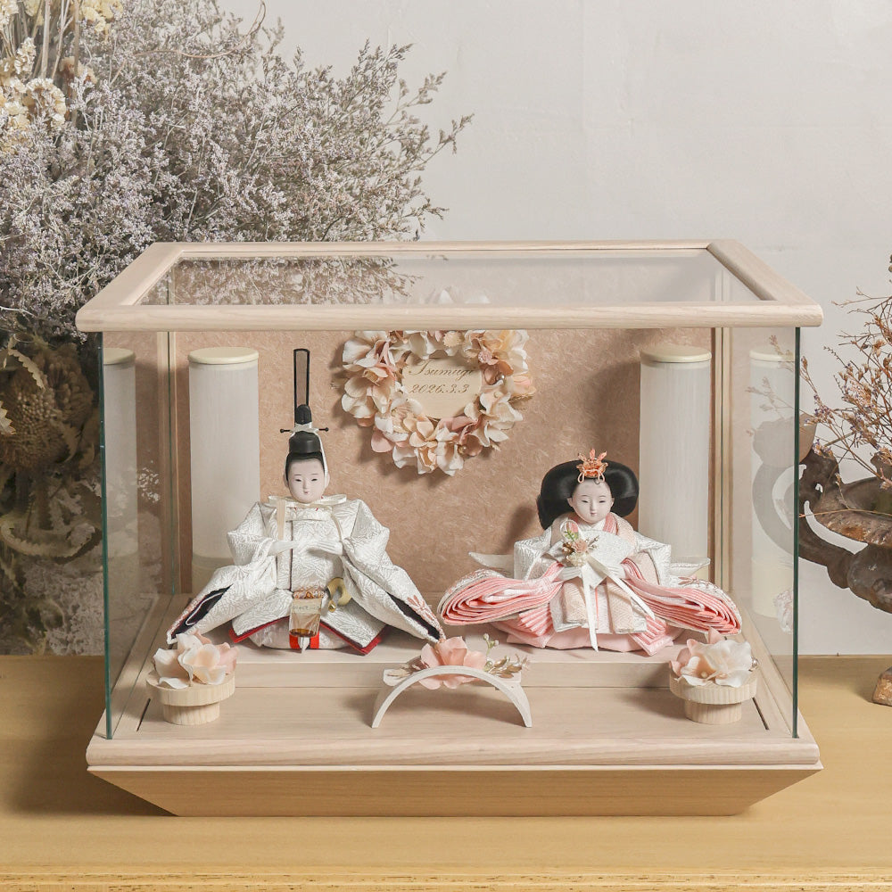 雛人形 kokokara（ここから） 桃音-mone-（もね） 花飾りひな人形（メーカー直送）