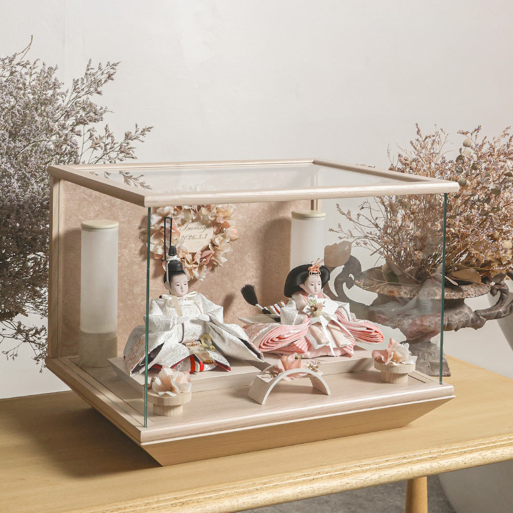 雛人形 kokokara（ここから） 桃音-mone-（もね） 花飾りひな人形（メーカー直送）