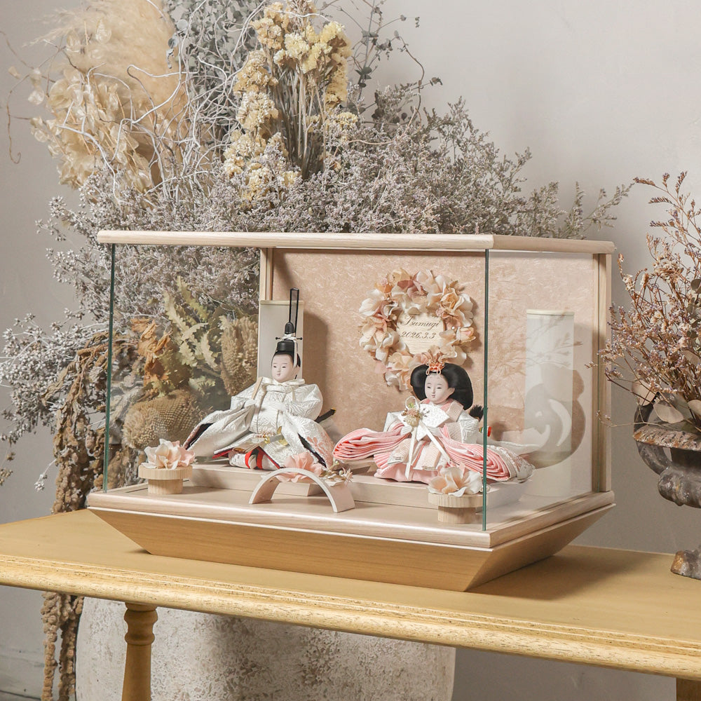 雛人形 kokokara（ここから） 桃音-mone-（もね） 花飾りひな人形（メーカー直送）