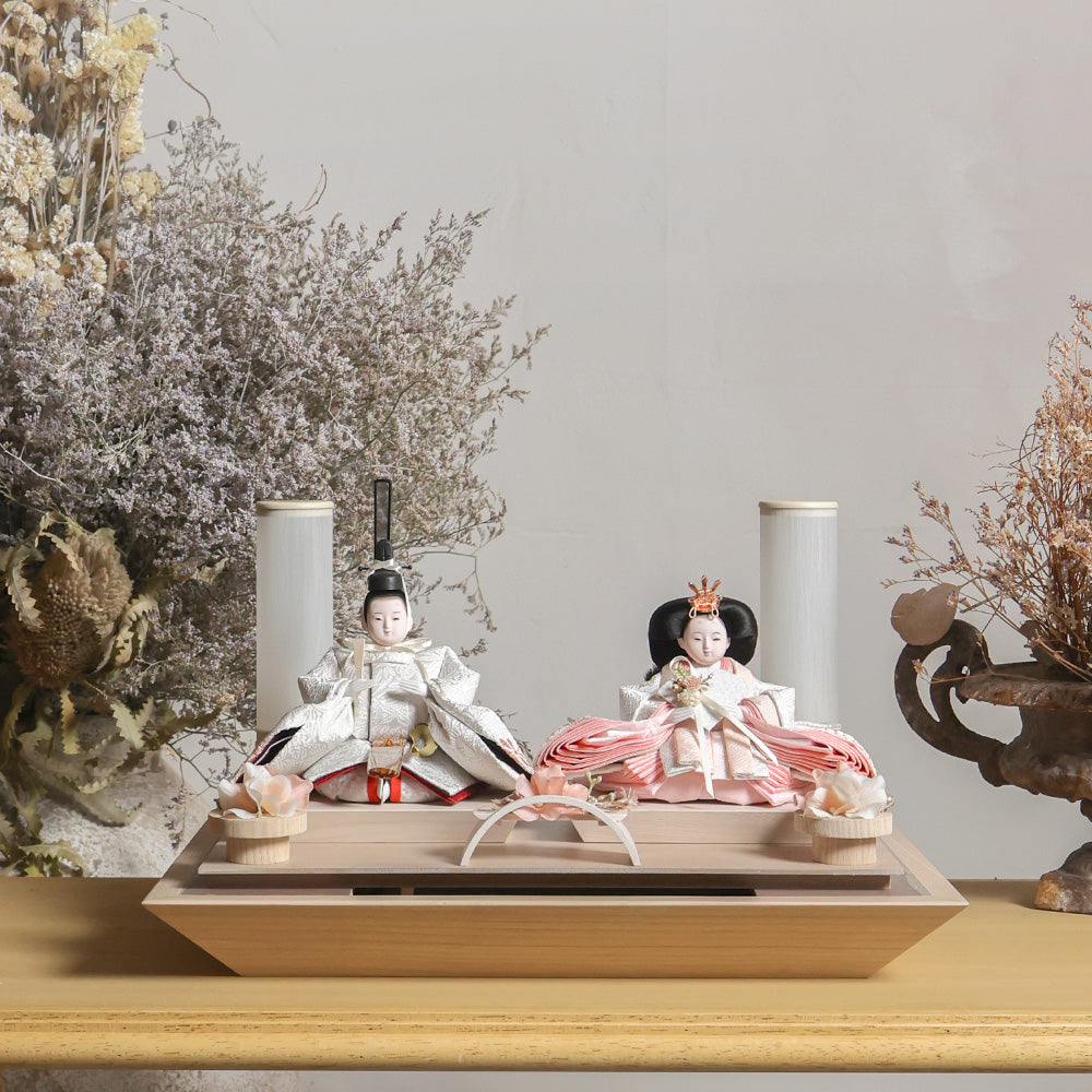 雛人形 kokokara（ここから） 桃音-mone-（もね） 花飾りひな人形（メーカー直送）