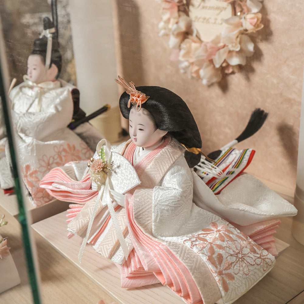 雛人形 kokokara（ここから） 桃音-mone-（もね） 花飾りひな人形（メーカー直送）