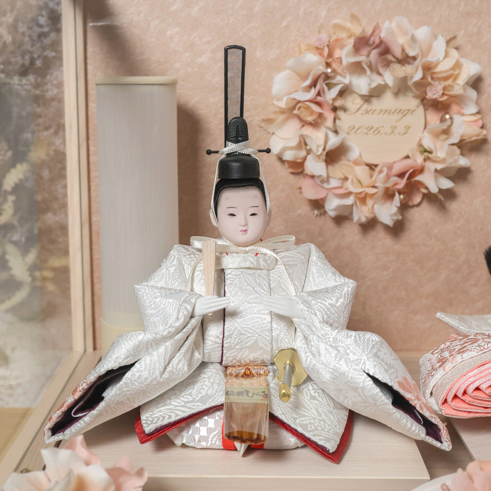 雛人形 kokokara（ここから） 桃音-mone-（もね） 花飾りひな人形（メーカー直送）