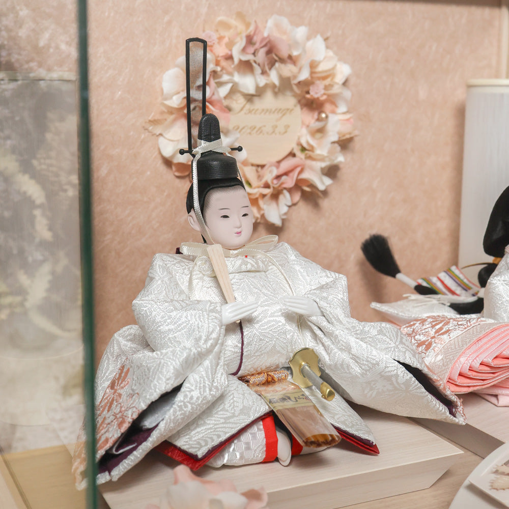 雛人形 kokokara（ここから） 桃音-mone-（もね） 花飾りひな人形（メーカー直送）