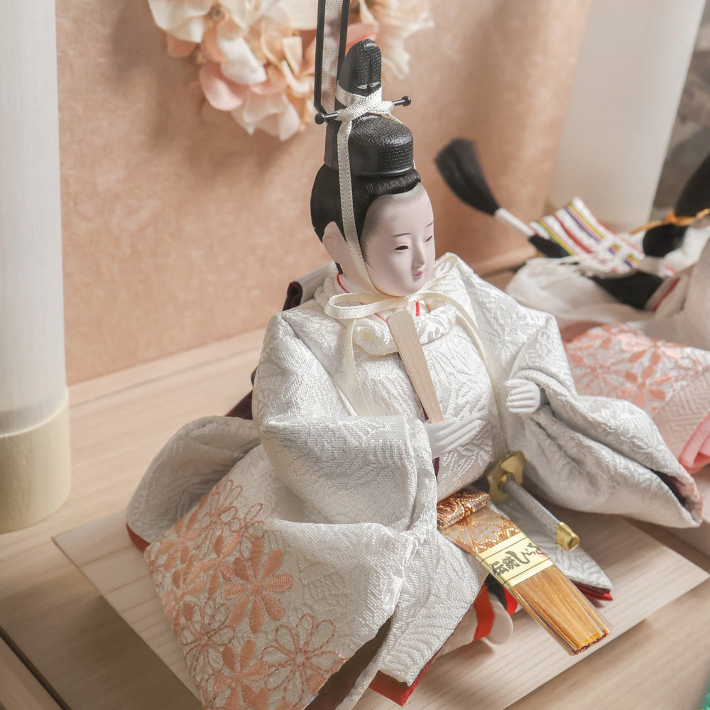 雛人形 kokokara（ここから） 桃音-mone-（もね） 花飾りひな人形（メーカー直送）