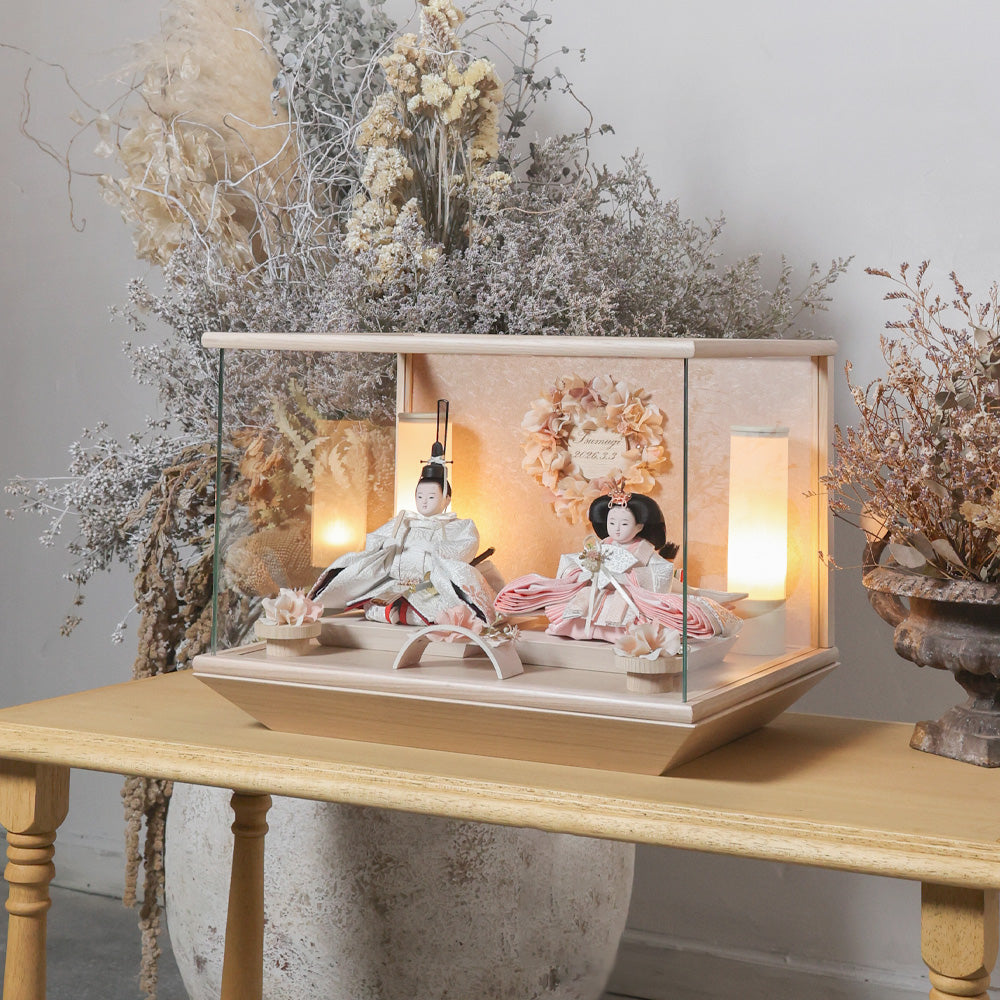 ナチュラルウッド雛人形 桃音-mone-