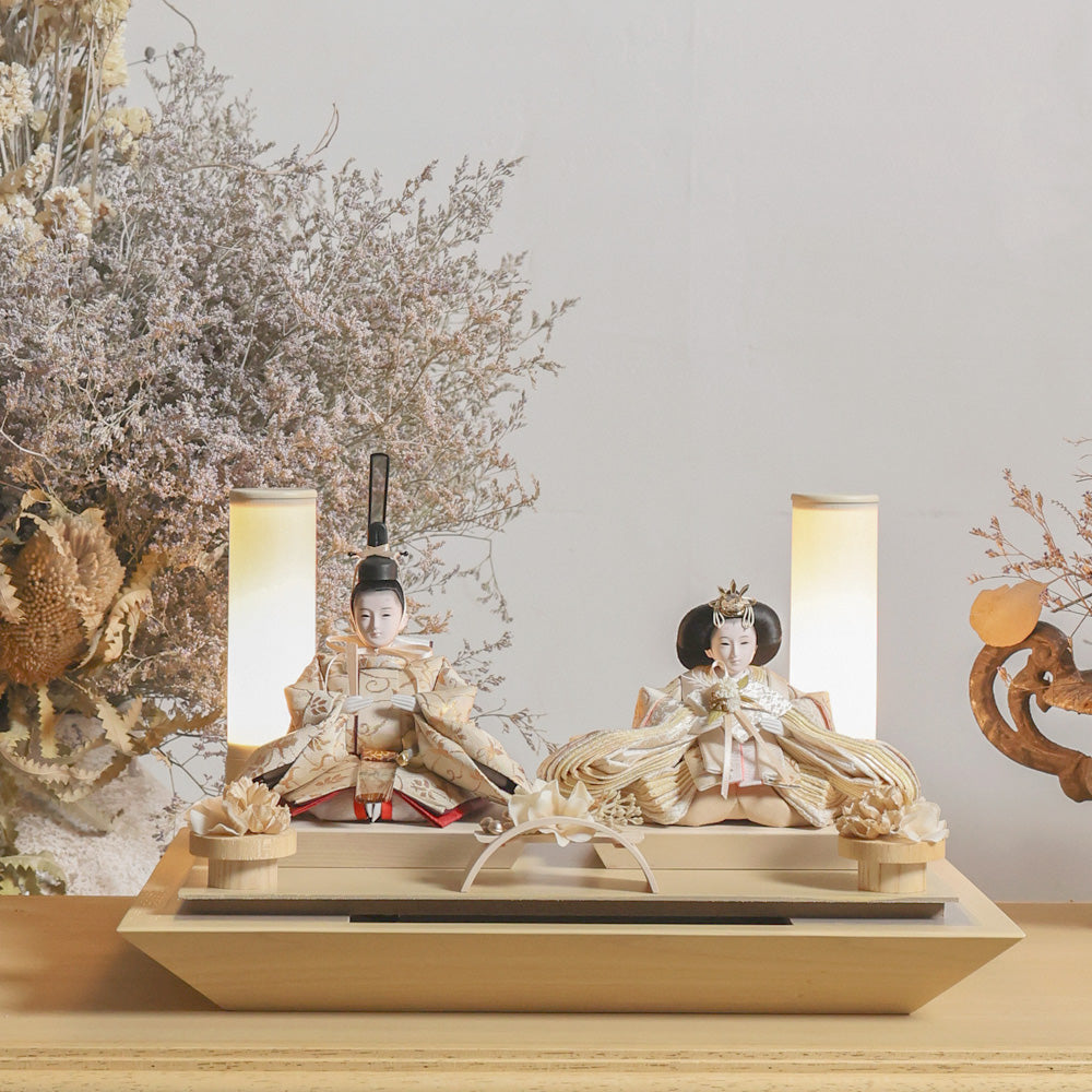 雛人形 kokokara（ここから）凛音-rinon-（りのん） 花飾りひな人形（メーカー直送）