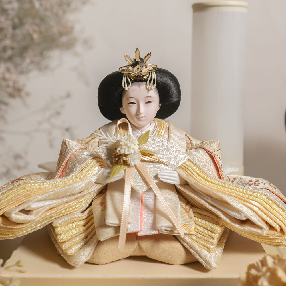 雛人形 kokokara（ここから）凛音-rinon-（りのん） 花飾りひな人形（メーカー直送）