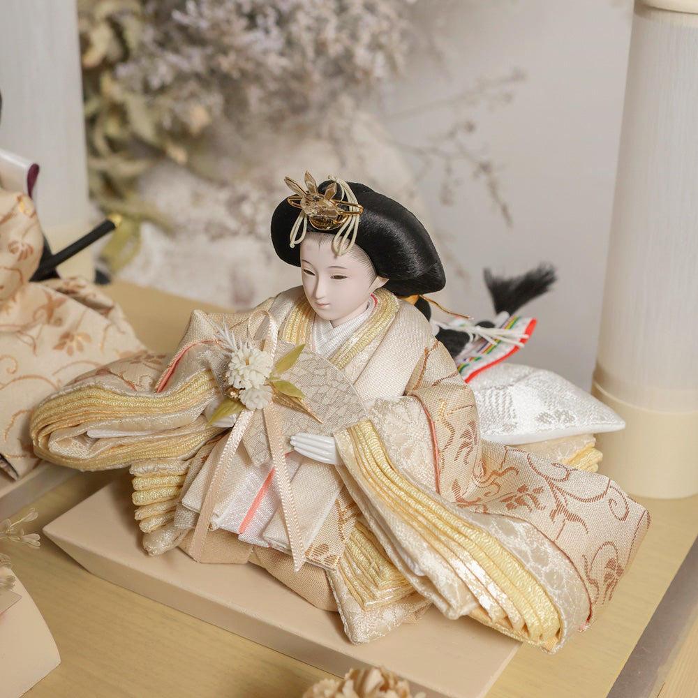 雛人形 kokokara（ここから）凛音-rinon-（りのん） 花飾りひな人形（メーカー直送）