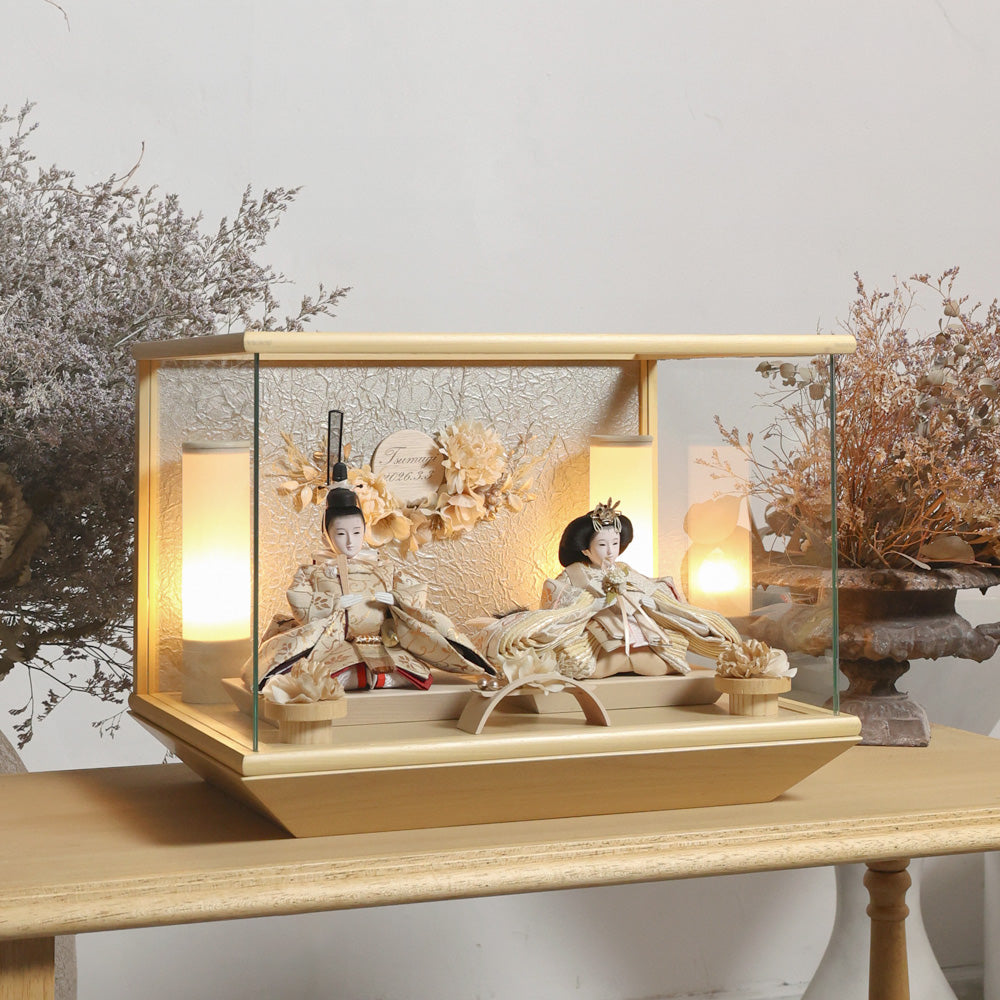 雛人形 kokokara（ここから）凛音-rinon-（りのん） 花飾りひな人形（メーカー直送）