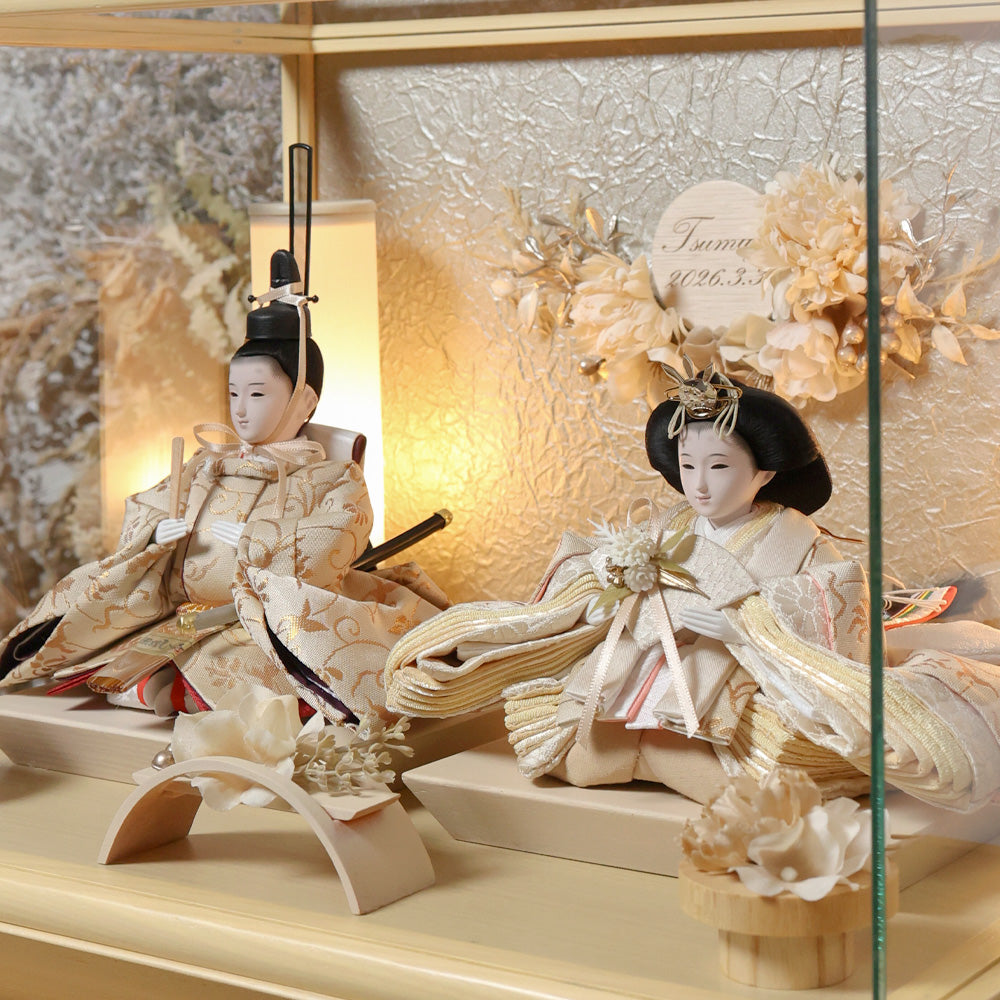 雛人形 kokokara（ここから）凛音-rinon-（りのん） 花飾りひな人形（メーカー直送）