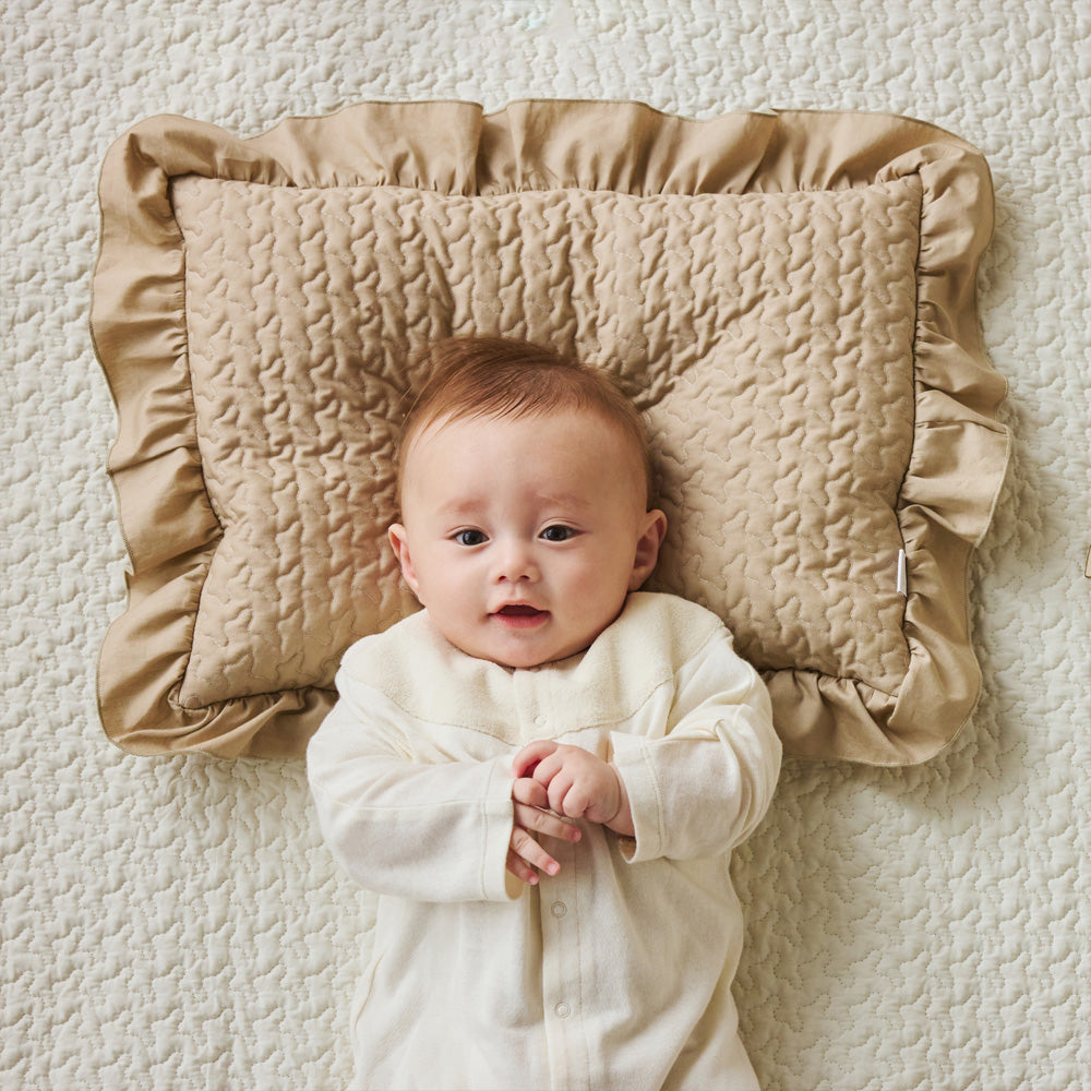 10mois（ディモワ）｜イブルフリルビッグピロー ベビーまくら