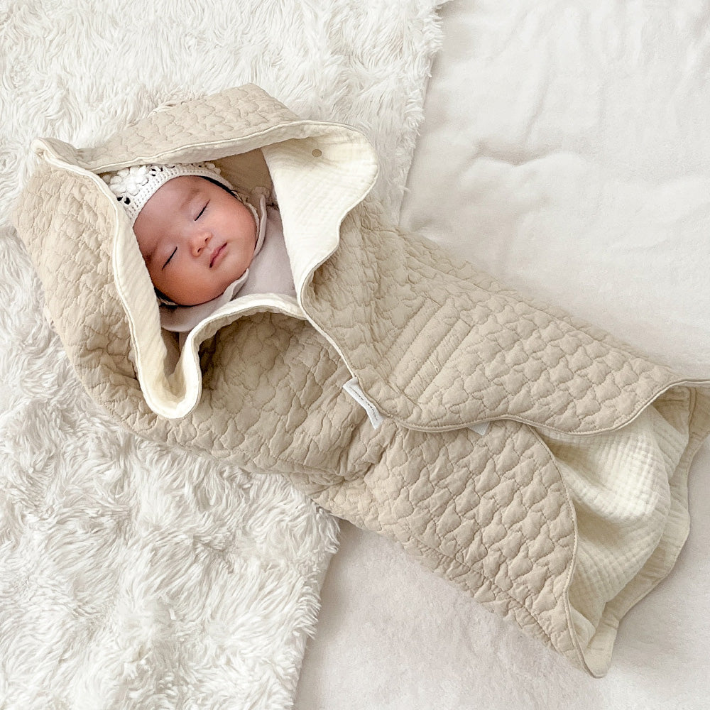 NATURAL MAISON（ナチュラルメゾン）｜クレープベベ マットになるおくるみ