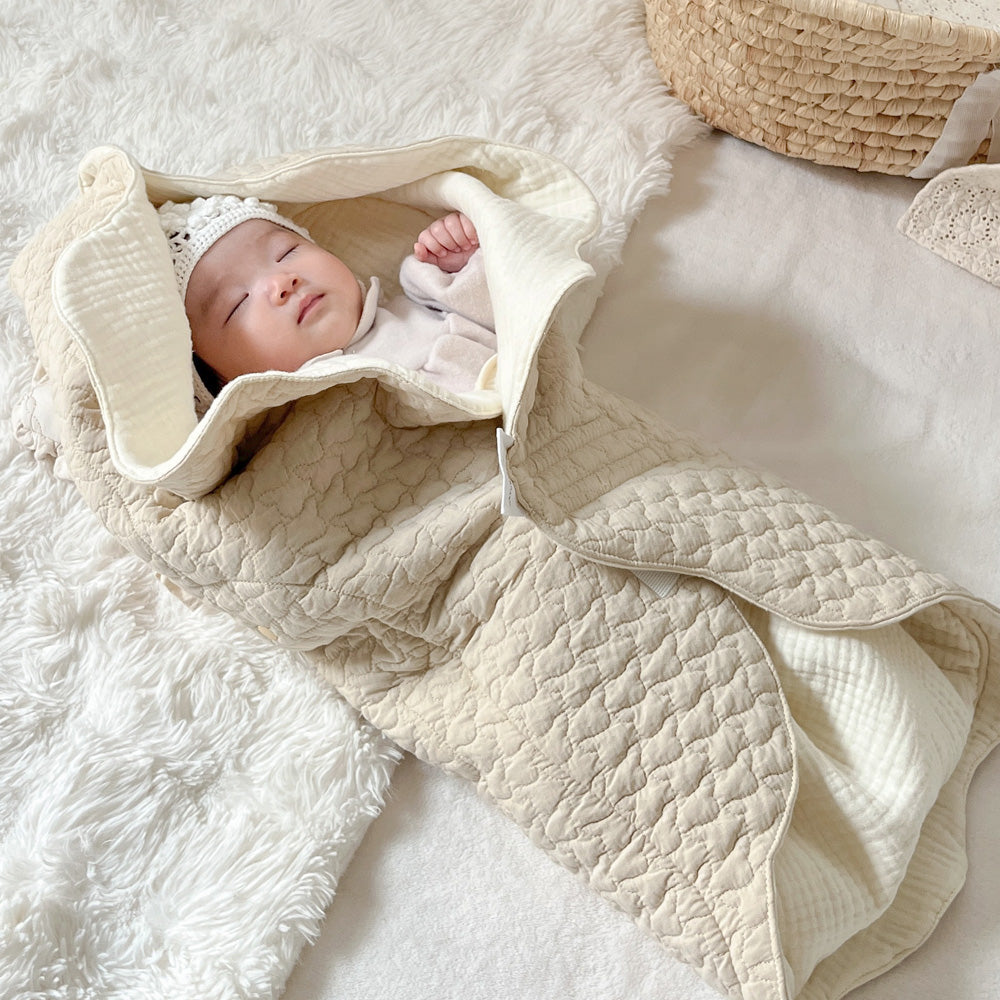 NATURAL MAISON（ナチュラルメゾン）｜クレープベベ マットになるおくるみ