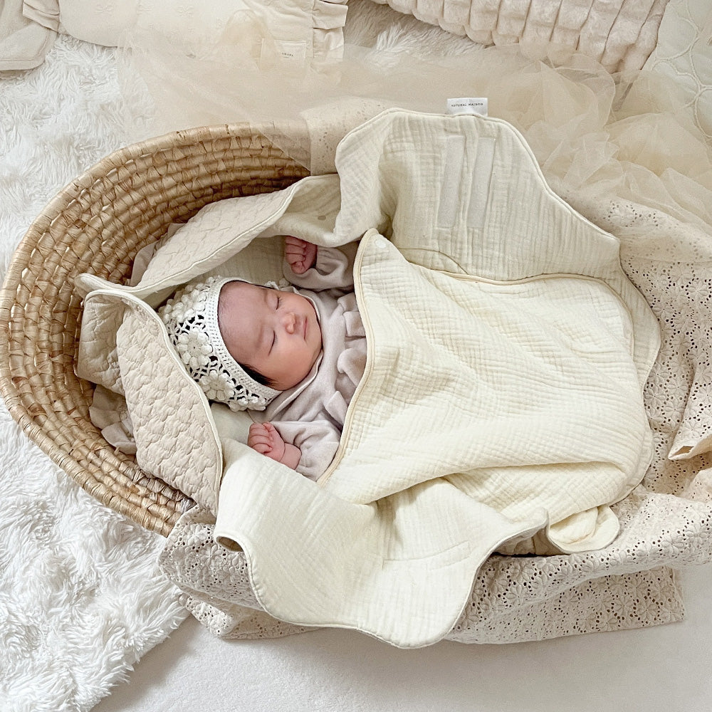 NATURAL MAISON（ナチュラルメゾン）｜クレープベベ マットになるおくるみ