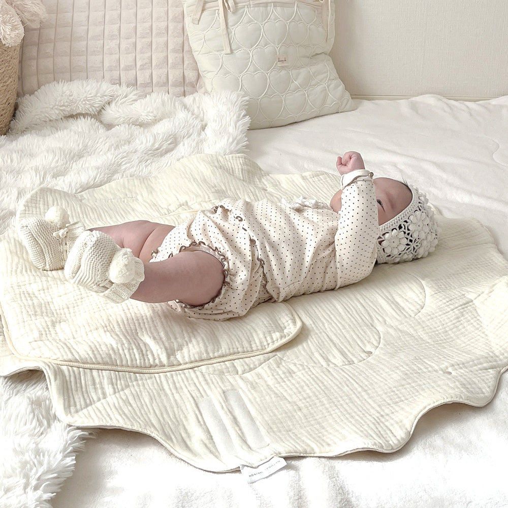 NATURAL MAISON（ナチュラルメゾン）｜クレープベベ マットになるおくるみ