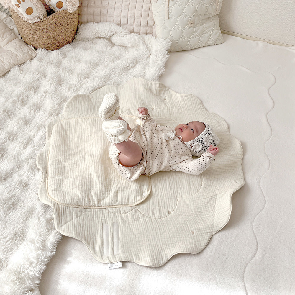 NATURAL MAISON（ナチュラルメゾン）｜クレープベベ マットになるおくるみ