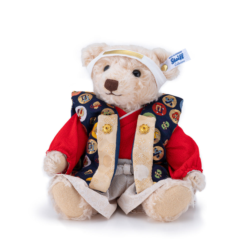 五月人形・兜飾り シュタイフ サムライ 中鍬ゴールド（日本限定）