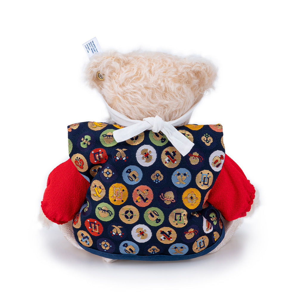 五月人形・兜飾り シュタイフ サムライ 中鍬ゴールド（日本限定）