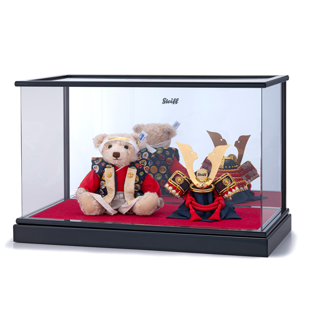 五月人形・兜飾り シュタイフ サムライ 中鍬ゴールド（日本限定）