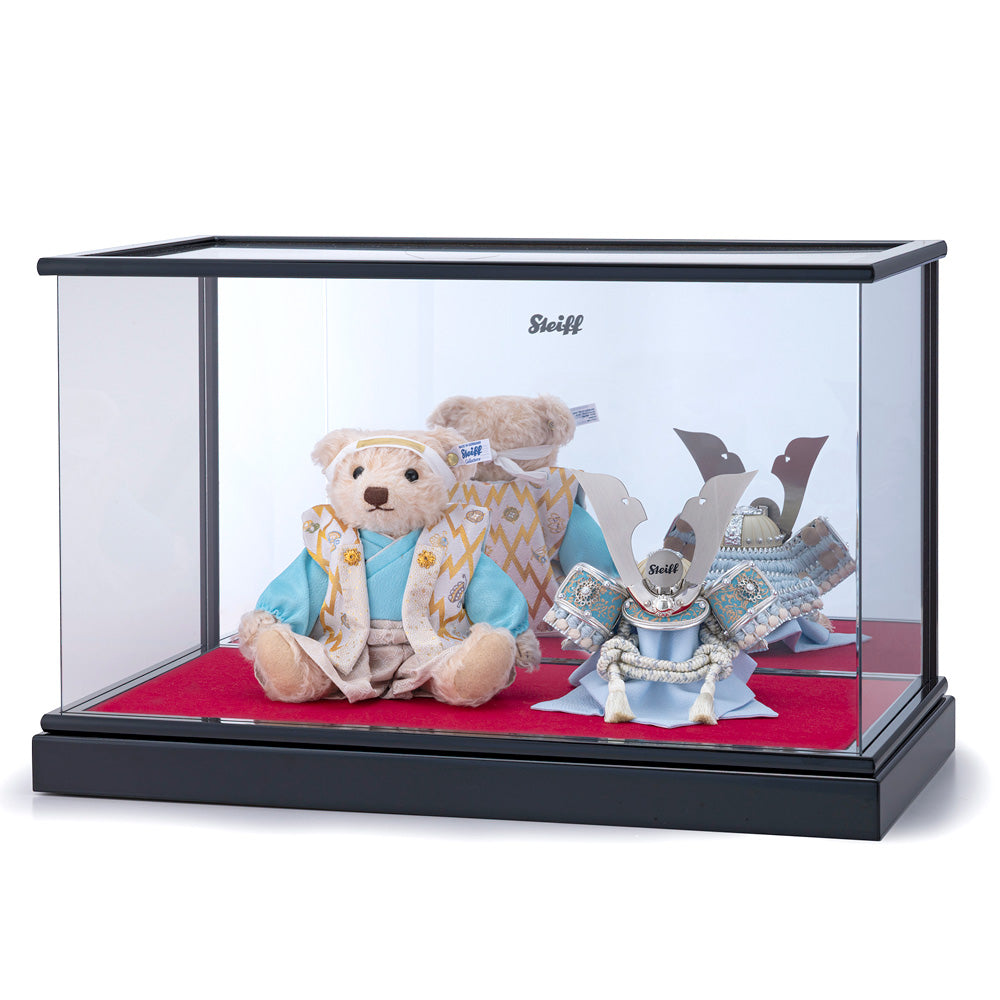 五月人形・兜飾り シュタイフ サムライ 中鍬シルバー（日本限定）