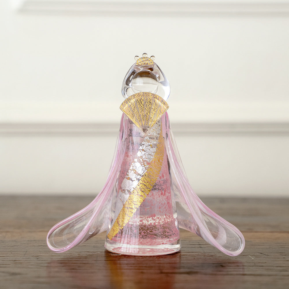 雛人形 桃霞（ももがすみ） Glass studio MIGAKI ヴェネチアングラスの雛人形 当店限定