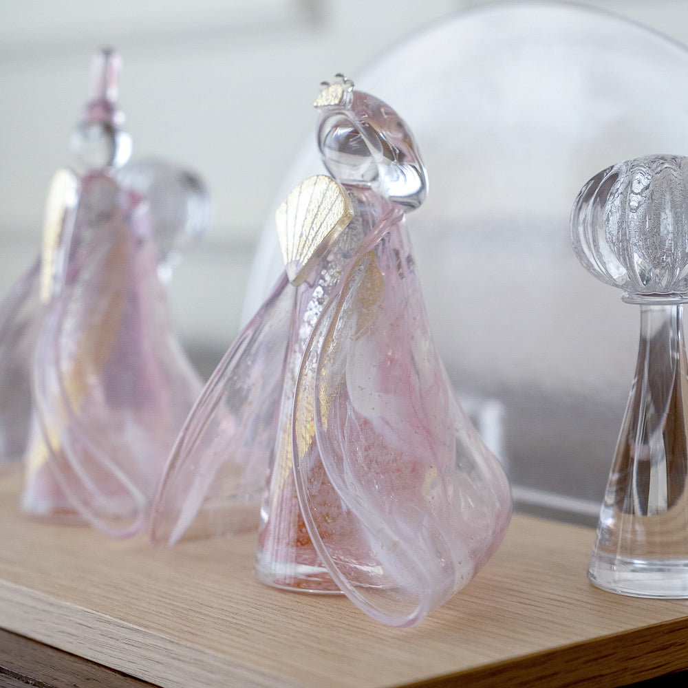雛人形 桃霞（ももがすみ） Glass studio MIGAKI ヴェネチアングラスの雛人形 当店限定