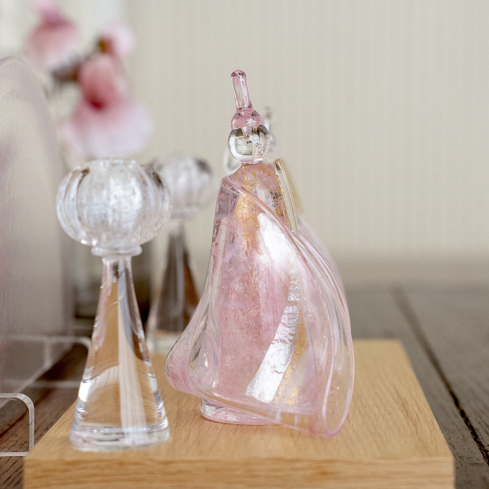 雛人形 桃霞（ももがすみ） Glass studio MIGAKI ヴェネチアングラスの雛人形 当店限定