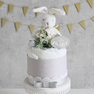 うさぎぬいぐるみ付き オーガニックおむつケーキ|LA couche