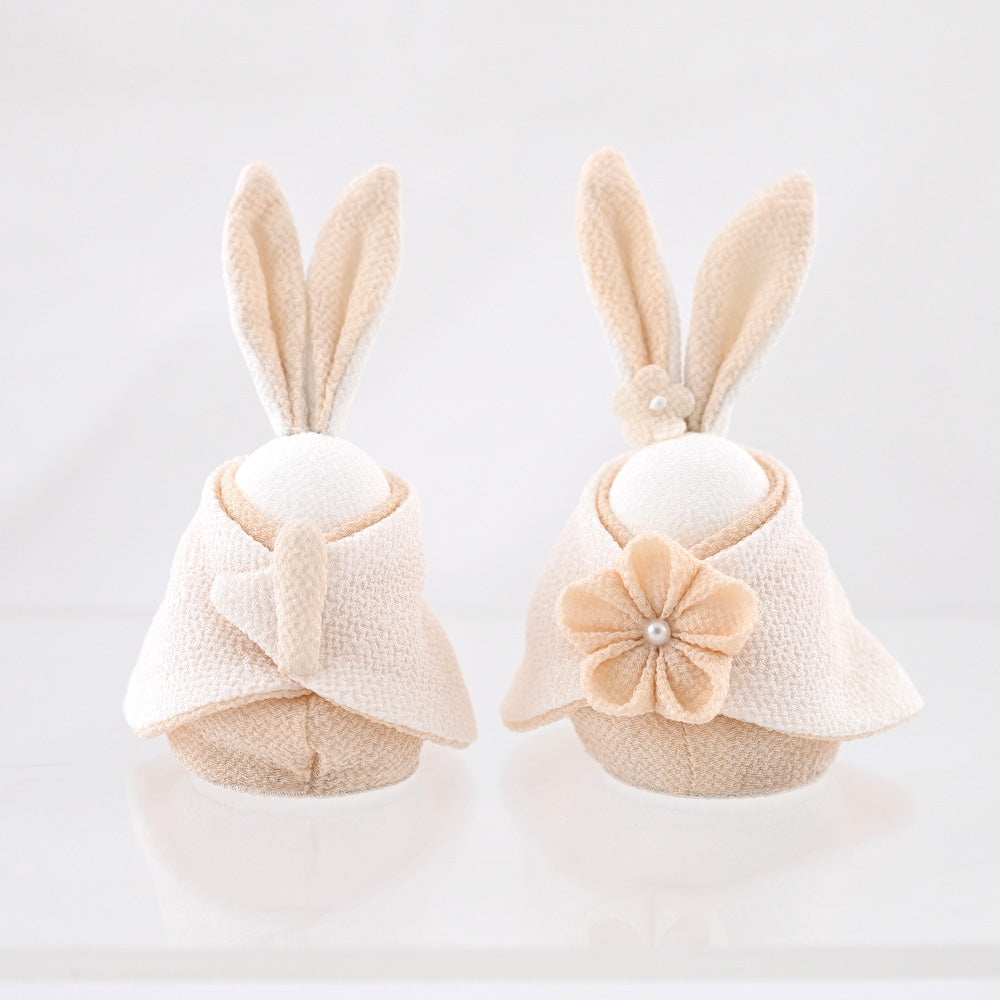 うさぎ雛迎春セット HAKI（ハキ） 白粋｜出産祝い・ベビー用品通販の