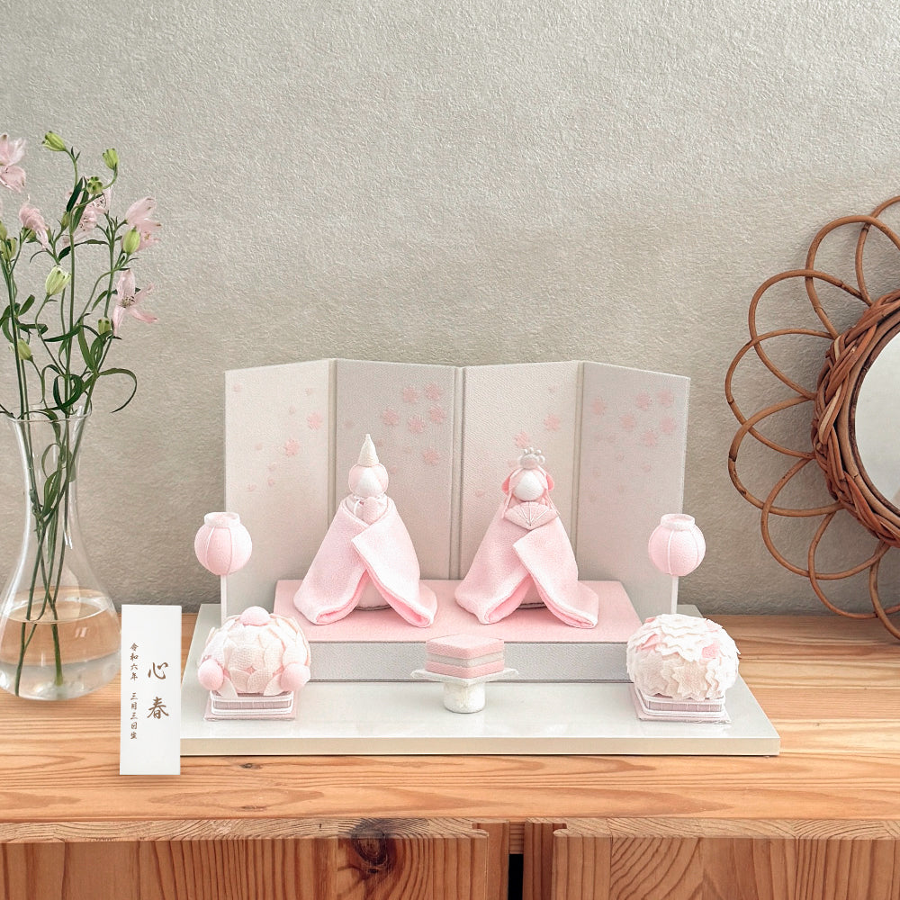 雛人形 HAKI（ハキ） 桜舞うお雛様 心春（こはる） 白粋 cuna select限定