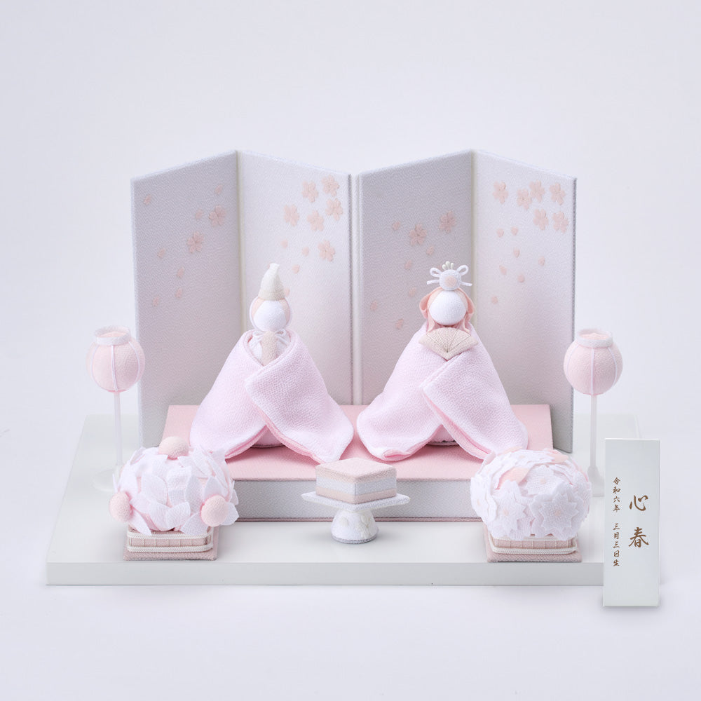 雛人形 HAKI（ハキ） 桜舞うお雛様 心春（こはる） 白粋 cuna select限定
