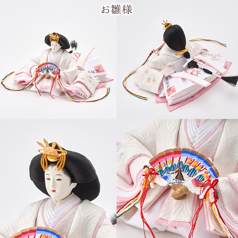 雛人形 白音 雛凛（ひなり） 京人形 み彌け×cuna selectオリジナル 京雛