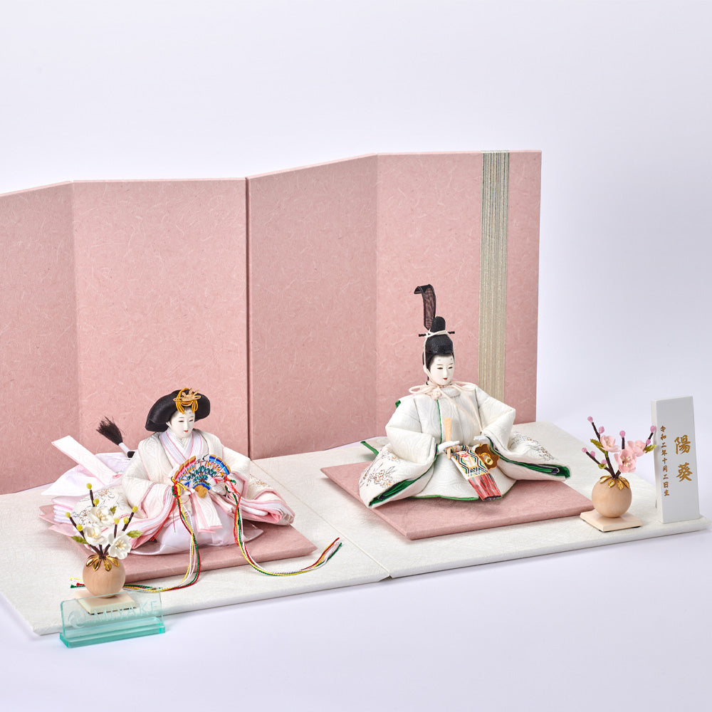 雛人形 白音 雛凛（ひなり） 京人形 み彌け×cuna selectオリジナル 京雛