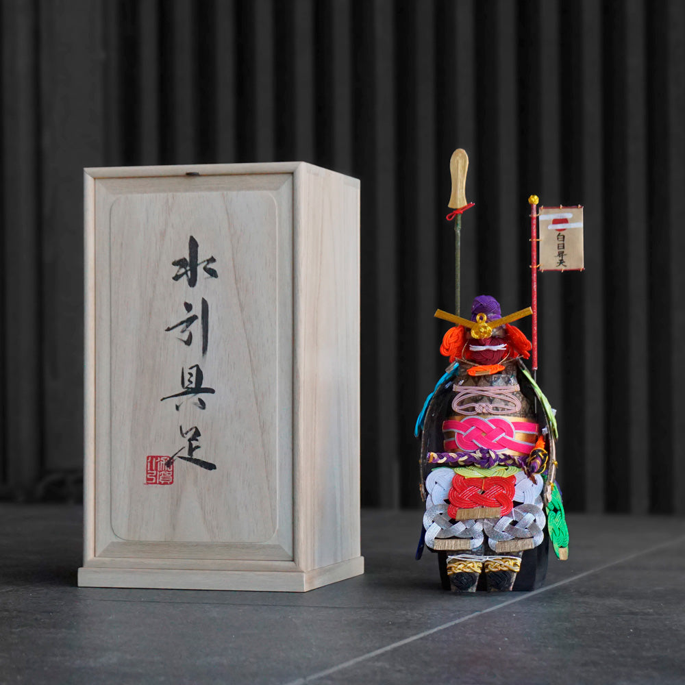 五月人形・兜飾り 加賀水引 津田 水引甲冑 桐箱付き